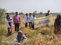 विश्वविद्यालय के माइक्रोबायलॉजी विभाग द्वारा दिनांक १३-०४-२०२१ को कोविड टीकाकरण जागरूकता अभियान के अंतर्गत टीकाकरण उत्सव सम्बन्धी