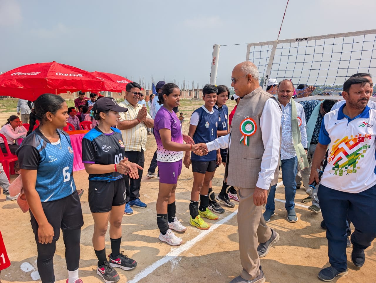 सत्र 2026-27 की अंतर्महाविद्यालयी महिला वॉलीबॉल प्रतियोगिता का समापन विश्वविद्यालय के कुलपति जी द्वारा किया गया