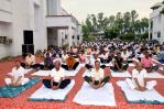विश्वविद्यालय में दिनांक २१ जून २०१७ को अंतर्राष्ट्रीय योग दिवस पर कार्यक्रम का आयोजन