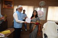 प्रो० प्रतिभा गोयल  द्वारा कुलपति का कार्यभार दिनाक 22-11-2022 को ग्रहण किया गया