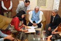 प्रो० प्रतिभा गोयल  द्वारा कुलपति का कार्यभार दिनाक 22-11-2022 को ग्रहण किया गया