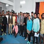 वेट लिफ्टिंग में छा़त्र सिंदूज व छात्रा अंकिता औव्वल