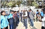 विश्वविद्यालय में अंतर विभागीय खेल प्रतियोगिता के तहत वाॅलीबाॅल प्रतियोगिता हुई
