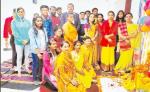 अवध विश्वविद्यालय में बसन्तोत्सव पर हुआ सरस्वती पूजन
