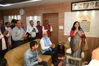 प्रो० प्रतिभा गोयल  द्वारा कुलपति का कार्यभार दिनाक 22-11-2022 को ग्रहण किया गया