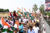 माननीय कुलपति जी के नेतृत्व में अवध विश्वविद्यालय ने ऑपरेशन  सिन्दूर के सम्मान में निकली  गई तिरंगा यात्रा