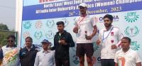 प्रिंस राज ने अविवि को नार्थ ईस्ट जोन इंटर यूनिवर्सिटी एथलेटिक्स प्रतियोगिता में दिलाया कांस्य पदक